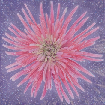 Glittery Gerbera