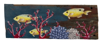 Honey Damselfish in Coral